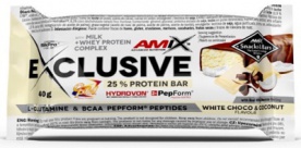 Amix Exclusive Protein Bar 40 g - banán/čokoláda