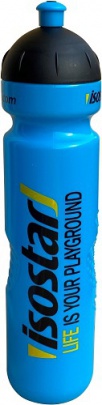Isostar Láhev Bidon 1000 ml - stříbrná (odklápěcí)