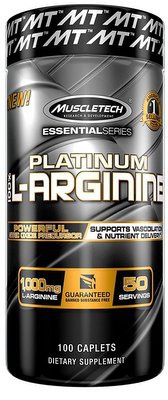 MuscleTech 100% Platinum L-Arginine 100 kasplí VÝPRODEJ