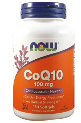 Now Foods CoQ10 100 mg 150 kapslí