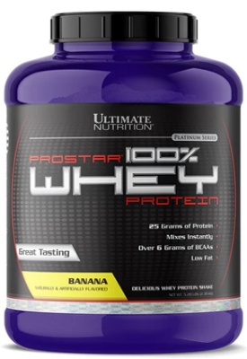 Ultimate Nutrition Prostar 100% Whey Protein 2300 g - jahoda