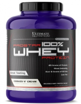 Ultimate Nutrition Prostar 100% Whey Protein 2300 g - jahoda