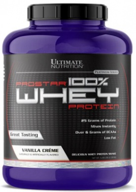 Ultimate Nutrition Prostar 100% Whey Protein 2300 g - jahoda