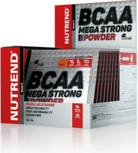Nutrend BCAA Mega Strong Powder vzorek 10 g - pomeranč