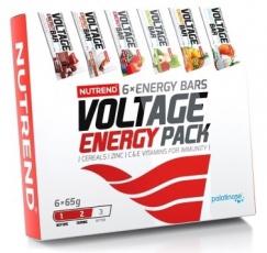 Nutrend Voltage Energy Bar Dárkové balení 6x65 g