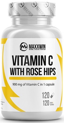 MAXXWIN Vitamín C 900 se šípky 120 kapslí