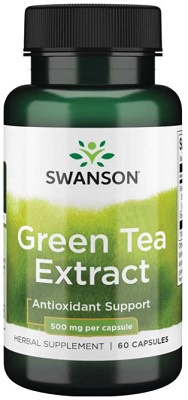 Swanson Green Tea Extrakt 60 kapslí