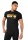 Gorilla Wear Pánské tričko s krátkým rukávem Classic T-shirt Black/Gold - 2XL