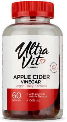 UltraVit Gummies Apple Cider Vinegar (Jablečný ocet) 60 želé bonbónů