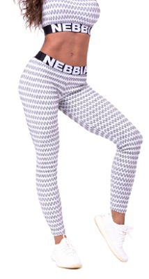 Nebbia Boho Style 3D Pattern Legíny 658 light grey - M