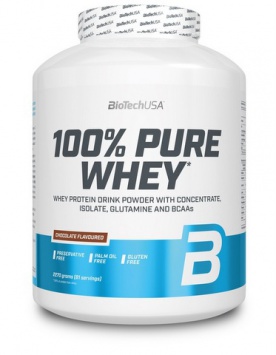 BioTechUSA 100% Pure Whey 2270 g - biscuit (sušenka)