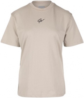 Gorilla Wear Dámské tričko Bixby Oversized T-shirt Beige - L
