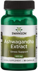 Swanson Ashwagandha Extract 450 mg 60 kapslí