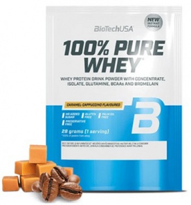 BioTechUSA 100% Pure Whey 28 g - malinový cheesecake