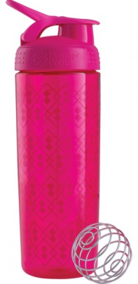 Blender Bottle SportMixer Signature Sleek 820 ml - Pink (růžová)