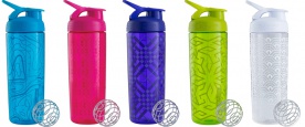 Blender Bottle SportMixer Signature Sleek 820 ml - Aqua (tyrkysová)