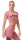 Nebbia Sporty Hero crop top s krátkým rukávem 584 old rose - XS