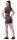 Nebbia Sporty Hero crop top s krátkým rukávem 584 marron - S
