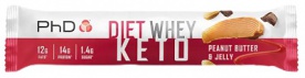 PhD Diet Whey Keto Bar 50 g - Peanut Butter & Jelly