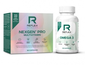 Reflex Nexgen PRO 90 kapslí + Reflex Omega 3 ZDARMA