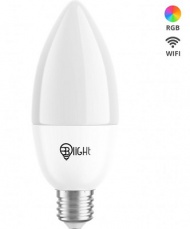 Chytrá žárovka Blight LED, závit E14, 5,5W, WiFi, APP, stmívatelná, barevná