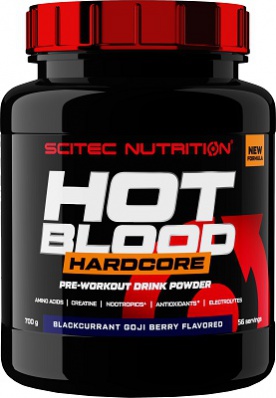 Scitec Hot Blood Hardcore 700 g - pomerančový džus