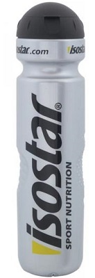 Isostar Láhev Bidon 1000 ml - stříbrná (odklápěcí)