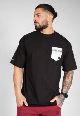 Gorilla Wear Pánské oversized tričko Dover černé - M