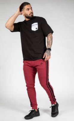 Gorilla Wear Pánské oversized tričko Dover černé - M