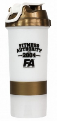 FA šejkr Smart Shaker 500 ml se zásobníkem - bílo zlatý