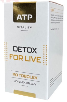 ATP Nutrition Vitality Detox for Live 90 kapslí PROŠLÉ DMT 6.10.2023