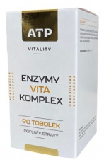 ATP Nutrition Vitality Enzymy Vita Komplex 90 kapslí VÝPRODEJ 16.9.2025