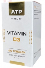 ATP Nutrition Vitality Vitamin D3 60 kapslí VÝPRODEJ 30.9.2023