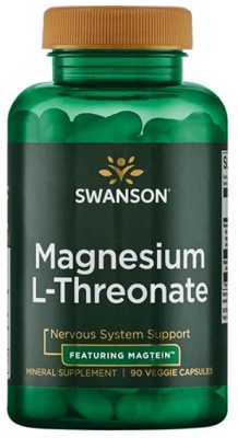 Swanson Magnesium L-Threonate Featuring Magtein 90 kapslí