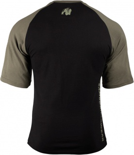 Gorilla Wear Pánské tričko Texas T-shirt Black/Army Green VÝPRODEJ