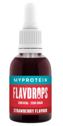 MyProtein FlavDrops 50 ml - jahoda VÝPRODEJ PROŠLÉ DMT 1.2024