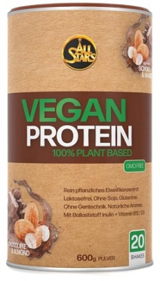All Stars Vegan Protein 600 g - vanilka PROŠLÉ DMT 19.9.2021