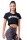 Nebbia Volný Fit & Sporty crop top 583 černá - S