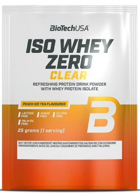 BiotechUSA Iso Whey Zero Clear 25 g - Peach ice tea
