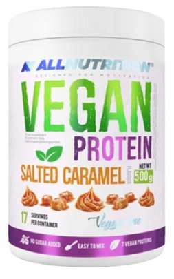 AllNutrition Vegan Protein 500 g - slaný karamel