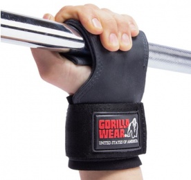 Gorilla Wear Lifting Grips - černá/červená