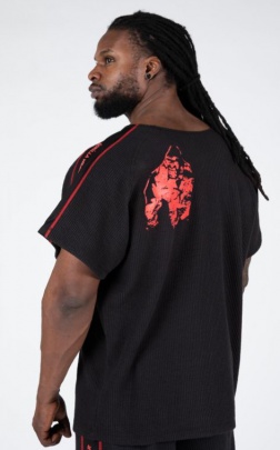 Gorilla Wear Buffalo Old School Work Out Top Black/Red - S/M