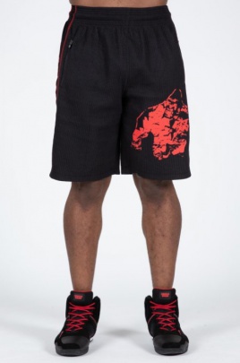 Gorilla Wear Pánské šortky Buffalo Old School Black/Red - L/XL