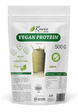 Revix Vegan Protein 500 g - čoko-karamel VÝPRODEJ 15.3.2024