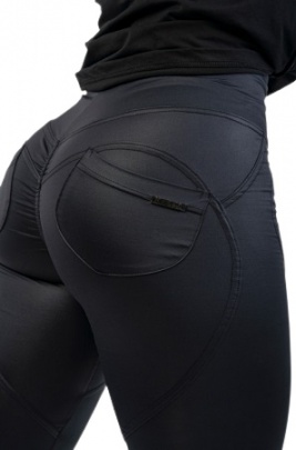 Nebbia Glossy Look Bubble Butt Legíny s vysokým pasem 586 - S