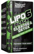 Nutrex Lipo 6 Black Cleanse & Detox 60 kapslí VÝPRODEJ 2.2026