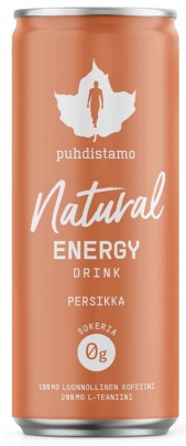 Puhdistamo Natural Energy Drink 330 ml - malina