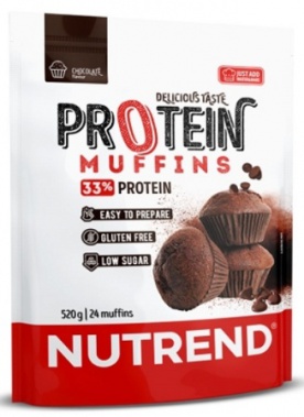 Nutrend Protein Muffins 520 g - vanilka s malinami
