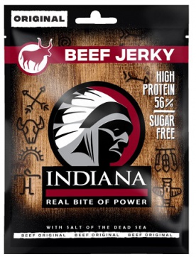 Indiana Jerky sušené maso 25g - Hovězí Hot & Sweet