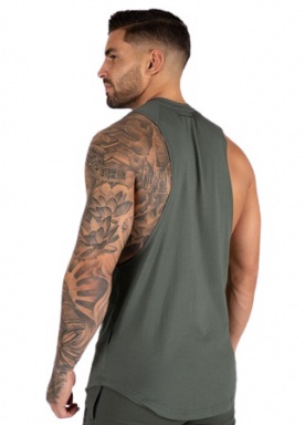 Gorilla Wear Pánské Milo tílko army zelené - S